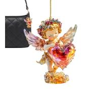 Ornnaments 2d Angel Tree - Angel Baby For Christmas, Valentine's Day Colgante | Accesorio decorativo para espejo y mochila para coches, decoración del hogar para celebrar el va