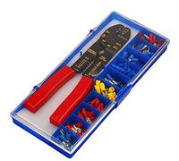 ORNO AE-13136 Terminales eléctricos rizados multicolor con crimpadora (con tenazas para prensar)