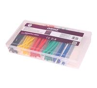 ORNO AE-13141 Tubo Termoretractil Juego de 100 Piezas 6 Colores 10cm