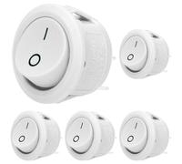 ORNO AE-13180 Interruptor Electronica Botón Redondo 230V (Blanco) (Paquete de 5)