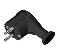 ORNO AE-13261 - Enchufe macho con enchufe eléctrico Uni-Schuko para enchufes franceses y Schuko (24 piezas) (negro)