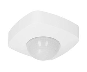 ORNO CR-224 Redondo Sensor de Movimiento con 3 sensores de 360 Grados IP20 Detector de Movimiento Cooperación con Iluminación LED Intensidad Luminosa Ajuste de Lux