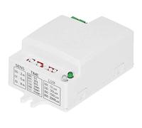 ORNO CR-229Detector de Movimiento de Mini-microondas Ángulo de visión: 360 Grados / 180 Grados, detección de Ajuste de área y configuración de Tiempo, Color: Blanco