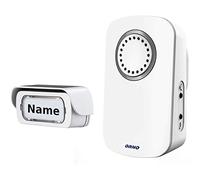 ORNO Erato Timbre Inalámbrico Exterior Impermeable con Control De Volumen y Alcance de 100m, 230V