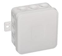 ORNO JB-13803 Caja Estanca Caja de Conexiones IP54 12 Entradas de Cable 85x85x41mm 1 ud. (Blanco)