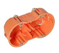 ORNO JB-13813 Cajas Empotrar Pared para Placa de Yeso Laminado Ø 60 mm (Doble)