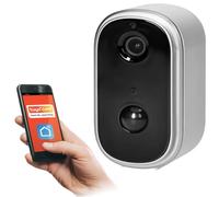 Orno MT-ME-1809 Camara Vigilancia WiFi Comunicación Exterior por Smartphone con la Aplicación Tuya, IP65, Interfono, Memoria