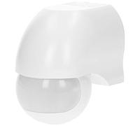 ORNO OR-CR-204/W Sensor de Movimiento Exterior Impermeable con Sensor crepuscular IP44 12m 180° 1200W, Montaje en Superficie, Ajuste de Tiempo