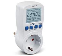 ORNO PRE-409(GS) Temporizador Enchufe 3680W 16A 230V 16 Programas de Tiempo Funcion de Cuenta Atras