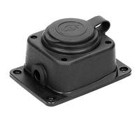 ORNO Taller Enchufe Exterior Estanco 1 Enchufe Schuko IP44 230V 16A Resistente a Los Impactos, No Combustible