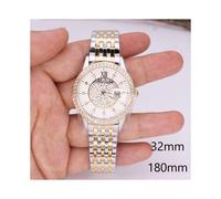 (Oro amarillo de 32 mm) ¡¡¡OFERTA!!! Reloj Melissa Crystal para hombre con descuento, reloj para mujer