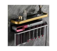 (Oro B)Estante de almacenamiento multifuncional adecuado para rizadores y secadores de pelo Dyson, con