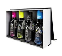 ORO BAILÉN - Estuche Deluxe + 4 Envases 250ML (Picual, Hojiblanca, Frantoio y Arbequina)