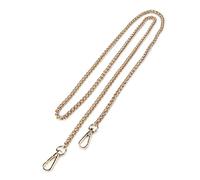 Oro Bolso Cadena Correas, DIYCUT Correa Bolso Bandolera, 1,2 m Cadena de Bolsa de Metal, Muestra Nobleza, Correa Bolso con Hebilla de Resorte para Accesorios de Bolso de Bricolaje