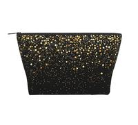 Oro Brillo Negro Fresco Moderno, Bolsa de artículos de tocador Bolsa de Maquillaje Bolsa de cosméticos Bolsa de artículos de tocador de Viaje portátil