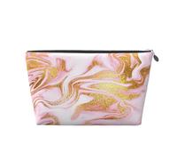 Oro Brillo Rosa, Bolsa de artículos de tocador Bolsa de Maquillaje Bolsa de cosméticos Bolsa de artículos de tocador de Viaje portátil