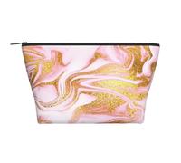 Oro Brillo Rosa, Bolsa de artículos de tocador Bolsa de Maquillaje Bolsa de cosméticos Bolsa de artículos de tocador de Viaje portátil