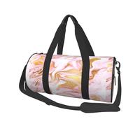 Oro Brillo Rosa, Bolsa de Viaje de Gran Capacidad, Bolso Redondo, Bolsa de Viaje Deportiva, Bolsa de Mano, Bolsa de Fitness