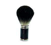 Oro Brocha de Afeitar de tejón, 100% Pelo de tejón, mango de metal negra plata, 1 pieza