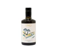 Oro Campania - Aceite de Oliva Virgen Extra, Monocultivar Carpellese, 100% Italiano, Extraído en Frío, Afrutado Herbáceo con Notas de Tomate y Alcachofa, 6x500 ml