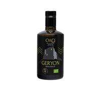 Oro Campania - Geryon Aceite de Oliva Virgen Extra Orgánico, 100% italiano, extraído en frío, sabor equilibrado con notas de hierba fresca, alcachofa y almendra verde, 6x500 ml