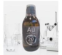 Oro coloidal artesanal 20 ppm, 250 ml. Con certificado de autenticidad.ESNUTRIENTLAB. 99,99% de pureza 24K.