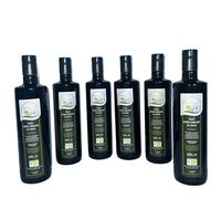 Oro del Parco Aceite de Oliva Virgen Extra Ecológico Coratina 6x750 ml - EVO Monocultivar Extraído en Frío, 100% Italiano Sabor Intenso Gourmet
