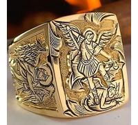 Oro, Estilos Europeos y Americanos, Antiguos mitos y Leyendas griegas, Anillos conmemorativos, Anillos nuevos, Anillos Anillos para Hombre Anillo de tungsteno para Hombre Anillo Oura para Hombre