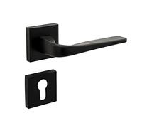 Oro & Oro Forma Mate Negro Rosas Cilindro Puerta Manipulación