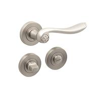 Oro & oro Isabella par de asas Garniture WC níquel mate