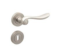 Oro & oro Isabella par de asas rosetón llave níquel mate