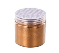 Oro Rosa Fino con Purpurina, Polvo Metálico con Purpurina Fina de 100 g, 0,2mm Dorada Purpurina, Sparkling Fine Resin Glitter Powder, Purpurina en Polvo Iridiscente Metálica para Manualidades