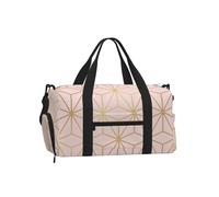 Oro Rosa Metalizado Astral,Bolso Deportivo Bandolera de Mano, Bolsa de Deporte, Bolsa de Viaje de Gran Capacidad para Mujeres y Hombres.