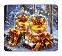 Oro Tappetino Mouse Piccolo 240x200x3mm, Tappetino Scrivania con Bordo Cucito, Mousepad Impermeabile e Antiscivolo, Pratica e Facile da Pulire, Accessori Gaming e Accessori PC Regalo, Regalo 1-4848