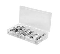OROK 643934 Abrazaderas de Manguera - Estuche de 42 Mini Collares de Metal, Varios tamaños Disponibles - Apto para Todo Tipo de Uso