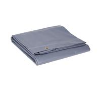 OROK - Fundas para Remolque - Lona Plana para Remolque, 160 x 120 cm / 400 g/m² - Lona Impermeable de protección de Carga para Remolque, Color Gris - 100% PVC