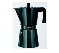 Oroley - Cafetera Italiana New Dakar | Aluminio | 12 Tazas | Cafetera Vitrocerámica, Fuego y Gas | Estilo Tradicional