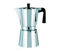 Oroley - Cafetera Italiana New Vitro | Aluminio | 6 Tazas | Cafetera Vitrocerámica, Fuego y Gas | Estilo Tradicional