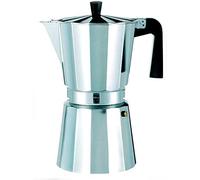 Oroley - Cafetera Italiana New Vitro | Aluminio | Incluye 1-3-6-9-12 Tazas | Cafetera Vitrocerámica, Fuego y Gas | Estilo Tradicional (1 Taza)