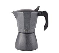 Oroley - Cafetera Italiana Petra | Base de Acero Inoxidable | 12 Tazas | Cafetera Inducción, Vitrocerámica, Fuego y Gas | Estilo Tradicional