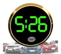 Orologio Coche Digital - Diametro 4,6 cm In Lega | Orologio Adesivo Per Cruscotto Retroilluminato | Display Numerico Elettronico Universal | Auto Berlina Camper E Barca