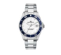 Orologio da Polso Philip Watch Caribe Sport Uomo Quarzo Svizzero BIANCO 42 MM