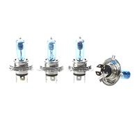 Orolotay 4X H4 Bombilla Lampara Luz Coche 12V 100W 5000K Halogena
