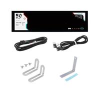 Orolotay Monitor Temp Ordenador de 8,8 pulgadas (Tema Dinámico Compatible), IPS Tipo C Pantalla secundaria CPU RAM HDD Datos FPS Monitor Negro