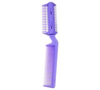 Orolotay Peine de pelo de plastico de peluquero de cuchilla de metal recortadora cortador