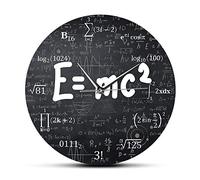 Orolotay TeoríA de la Relatividad FóRmula MatemáTica Reloj de Pared CientíFico FíSica Profesor Regalo Escuela Aula DecoracióN