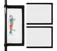 OROOTL Envolturas para señuelos de pesca, 12 unidades, cubiertas de cebo de pesca, protector de señuelos de PVC duradero, cubiertas transparentes para anzuelos de pesca, almacenamiento para anzuelos de pesca, soporte seguro para anzuelos de pesca