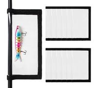 OROOTL Envolturas para señuelos de pesca, 12 unidades, cubiertas de cebo de pesca, protector de señuelos de PVC duradero, cubiertas transparentes para anzuelos de pesca, almacenamiento para anzuelos de pesca, soporte seguro para anzuelos de pesca
