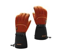 ORORO Guantes Calefactables para Hombre Mujer, Guantes con Calefacción Electricos Invierno para Moto Esquí y Senderismo (Negro, L)