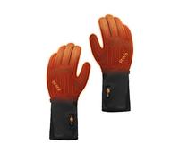 ORORO Guantes Finos Calefactables Mujer Hombre, Guantes con Calefacción Electricos Invierno para Moto Bicicleta y Esquí - Cargador No Incluido (Negro, S)